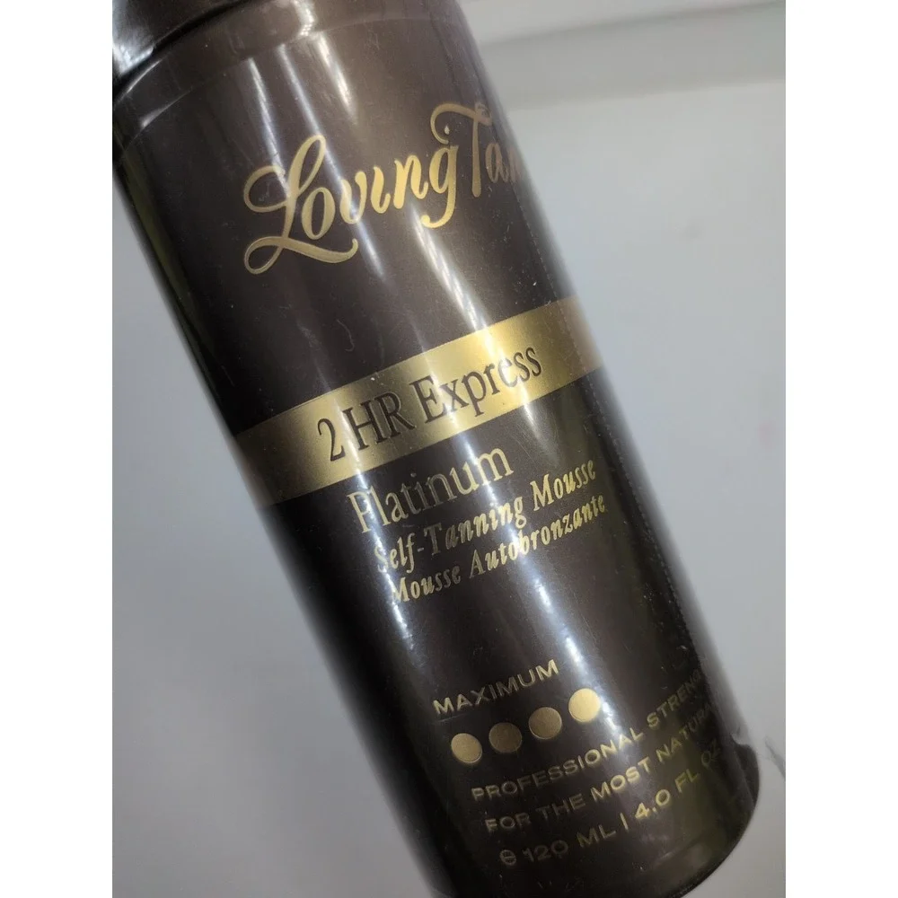 SEALED NEW🥰Loving Tan Platinum 2HR Express Self Tanning Mousse Maximum 4 fl oz